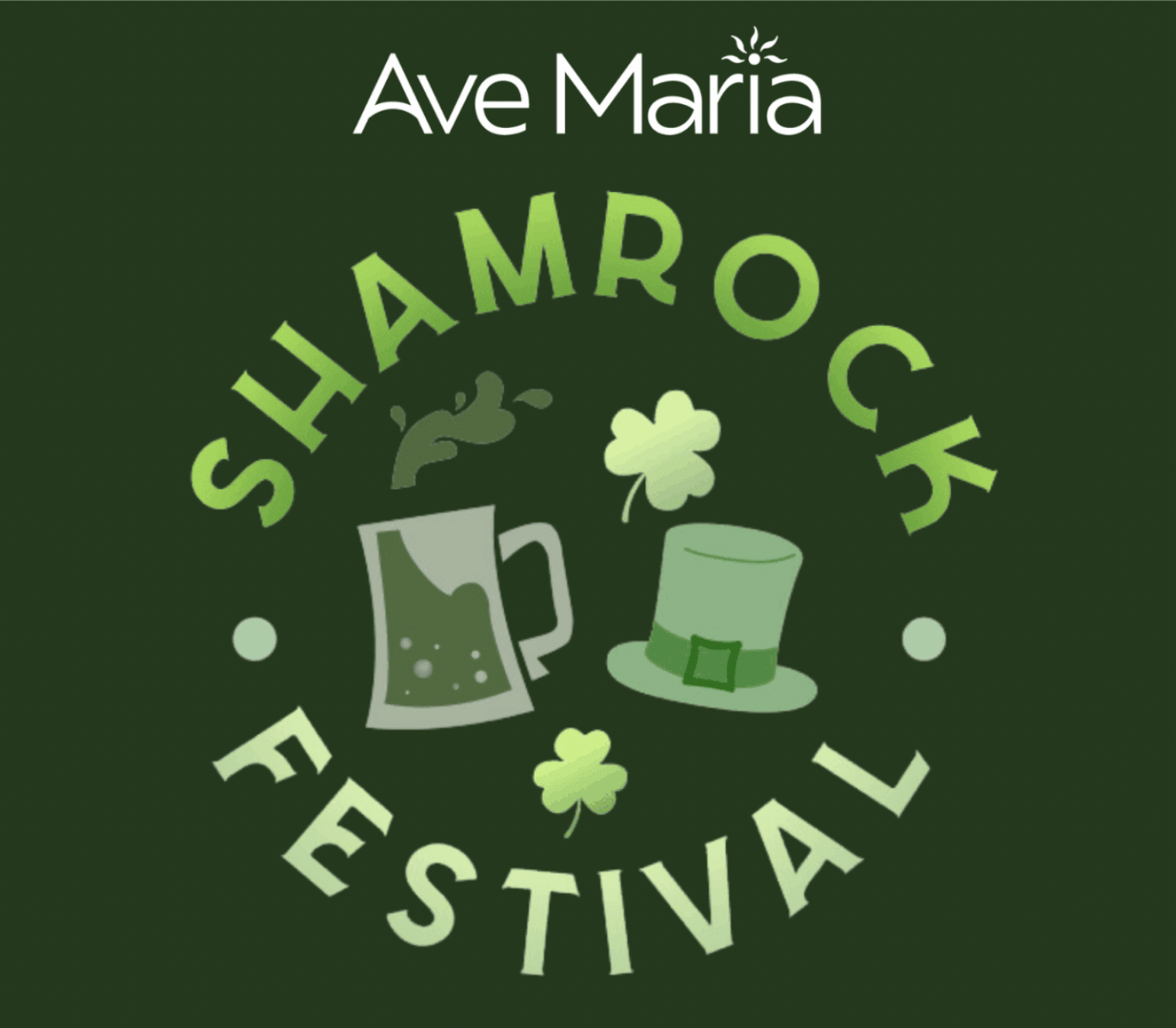 St. Patrick's Day Shamrock Festival in Ave Maria | Things to Do Near Naples, FL flyer