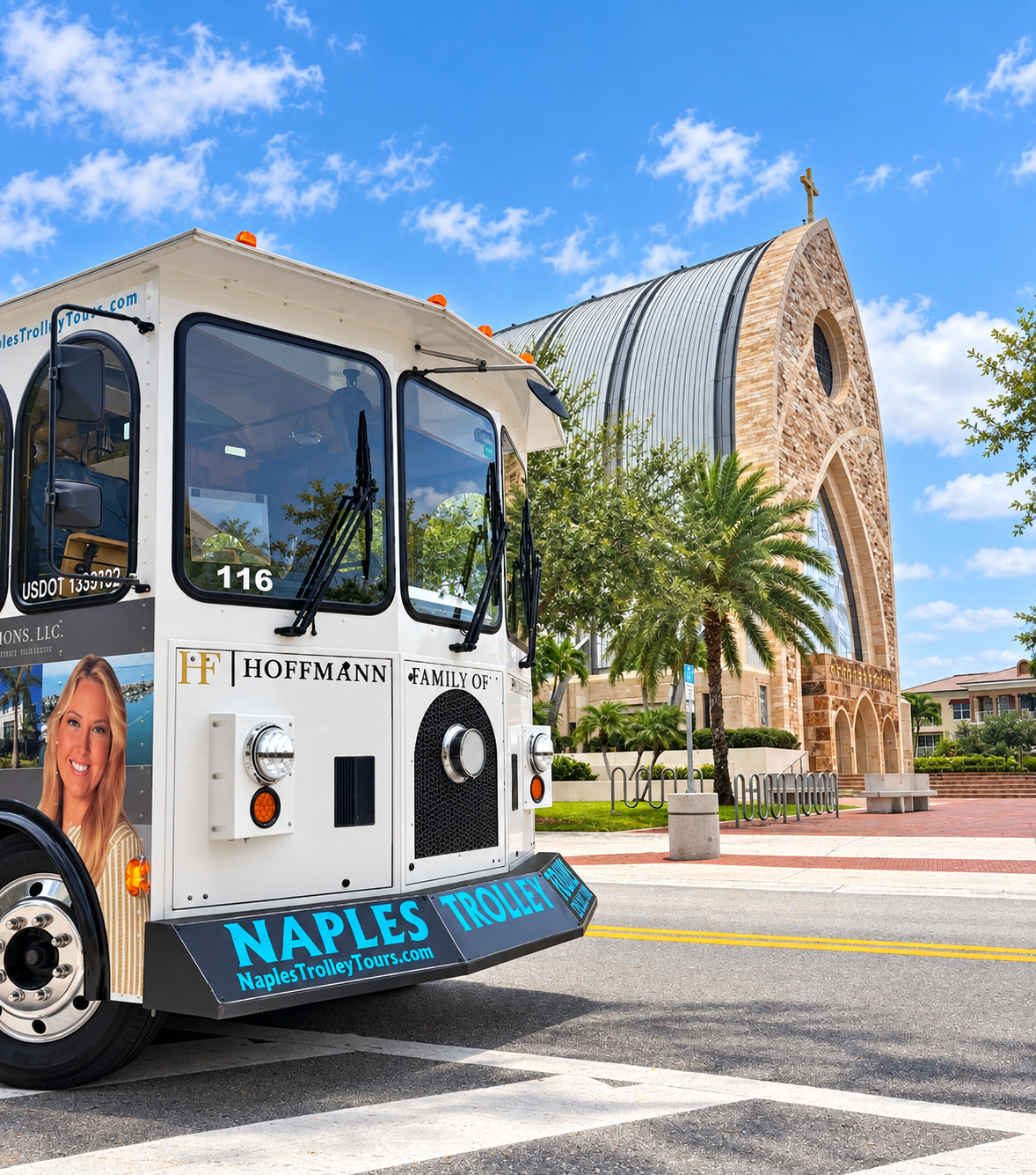 Ave Maria Trolley Tours | Explore Ave Maria, Florida flyer