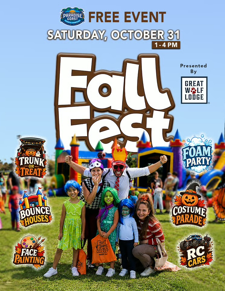 6th Annual Fall Fest in Naples, Florida flyer